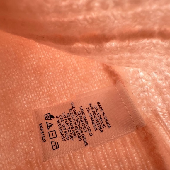 1.State size XL light pink pullover knit sweater cable knit - Picture 5 of 5